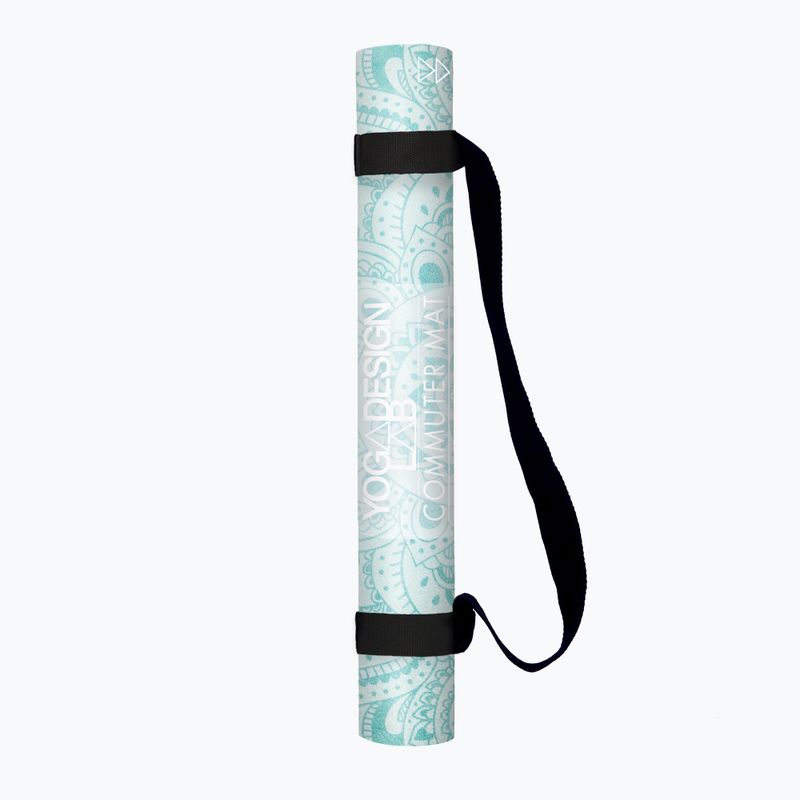 YogaDesignLab Combo jógaszőnyeg kék CM-1.5-Mandala türkizkék 10