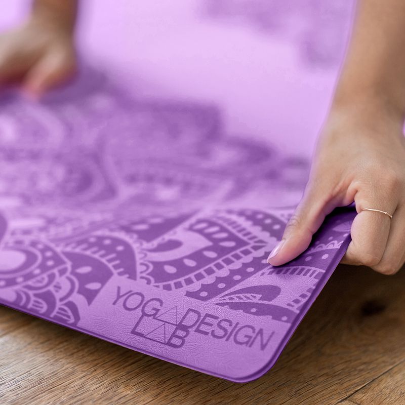 Yoga Design Lab Flow Pure jógaszőnyeg lila FM-6-Pure Mandala levendula 7
