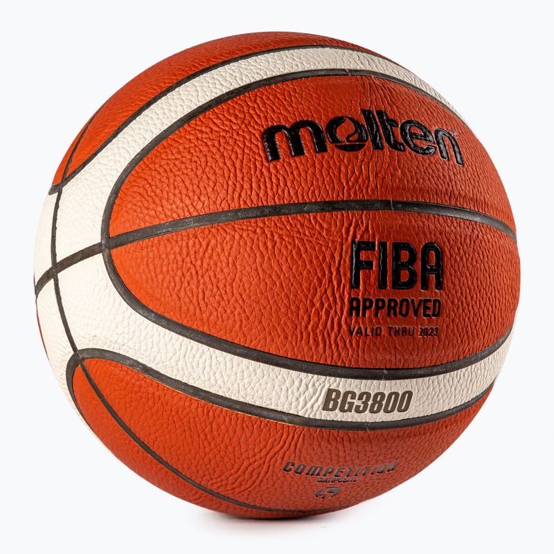 Molten kosárlabda B7G3800 FIBA narancssárga 7-es méret 2