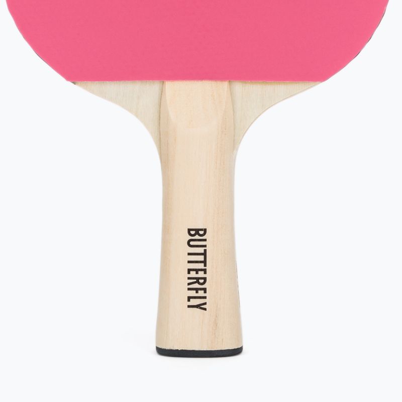 Asztalitenisz ütő Butterfly Logo pink 4