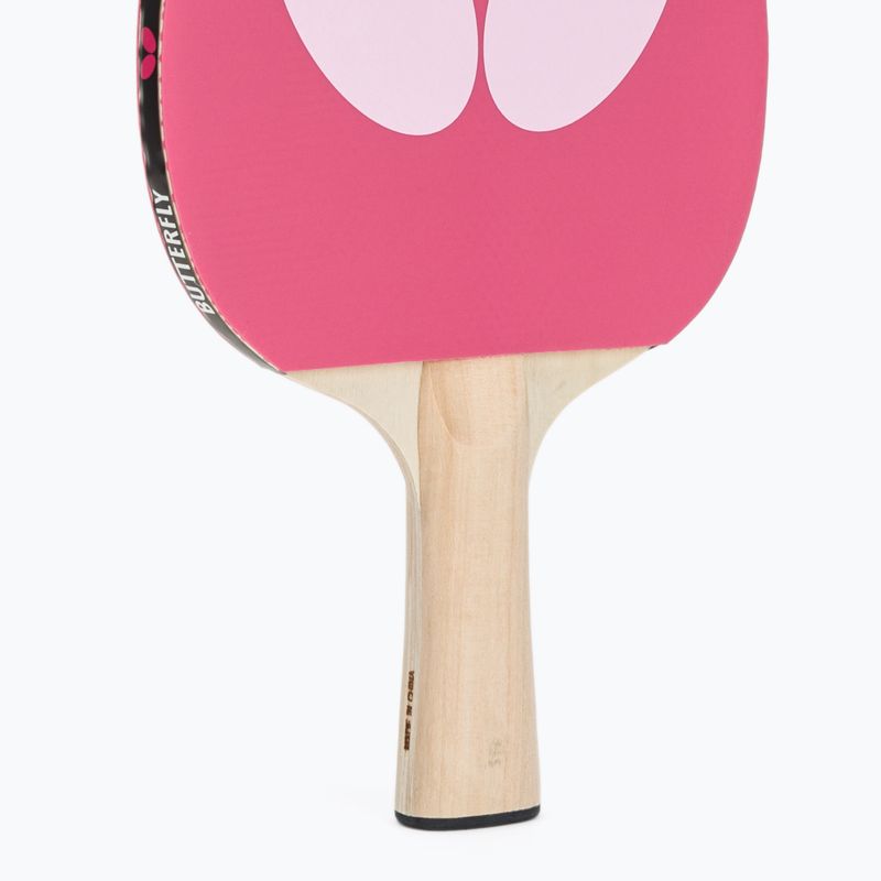 Asztalitenisz ütő Butterfly Logo pink 5