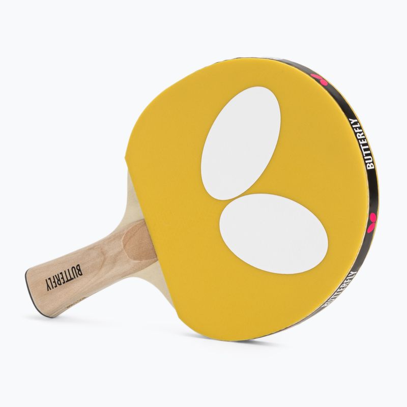 Asztalitenisz ütő Butterfly Logo yellow 3