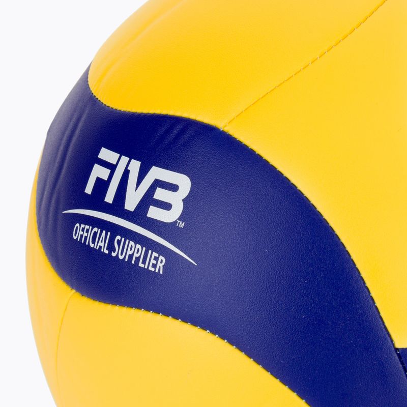 Röplabda Mikasa V360W-L yellow/blue size 5 3