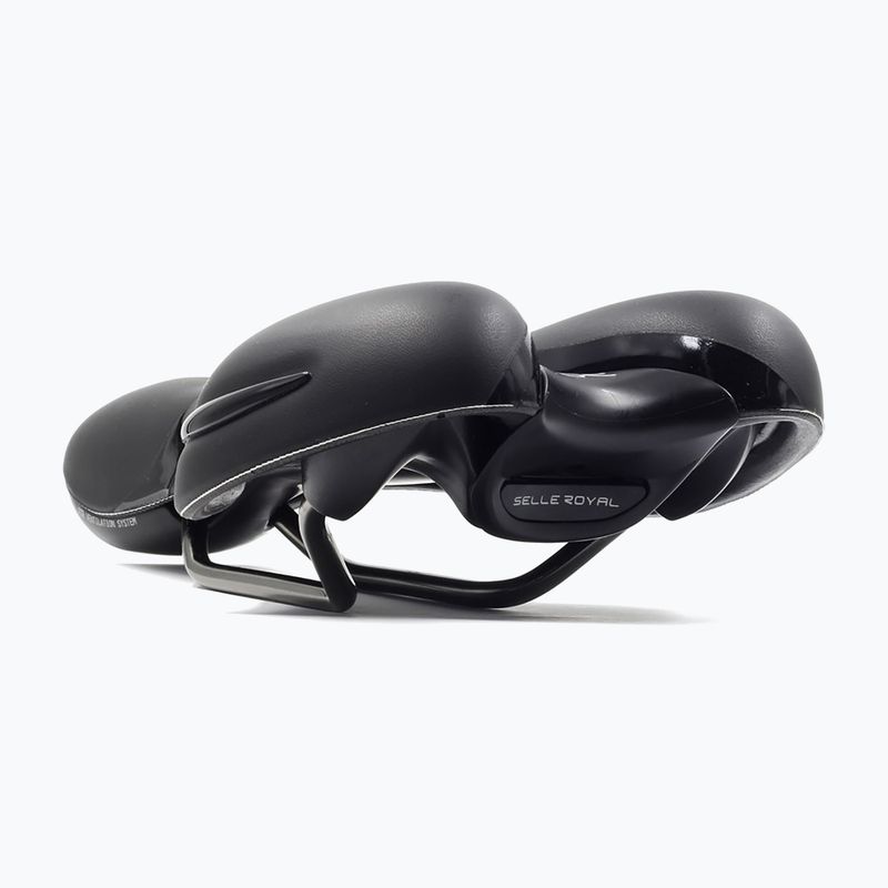 Kerékpáros nyereg Selle Royal Respiro Soft Athletic Straciatella 45St. black 7