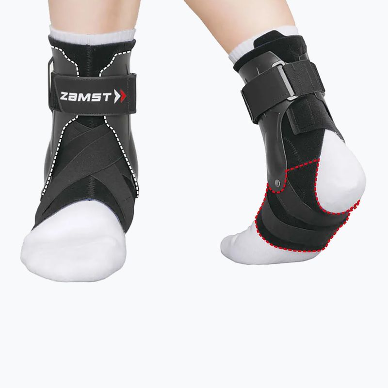 Zamst A2-DX boka bal boka stabilizátor fekete 670612 6