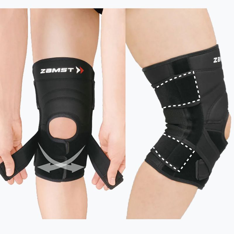Zamst ZK-7 térdstabilizátor fekete 671701 12