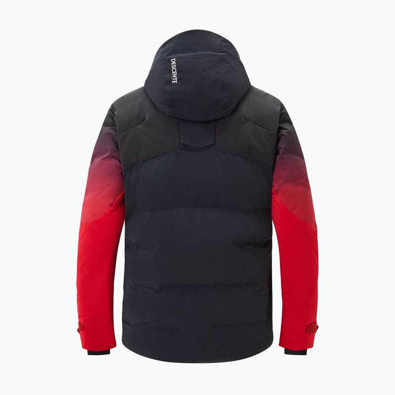 Férfi sídzseki Descente Hybrid Down black/ electric red 2