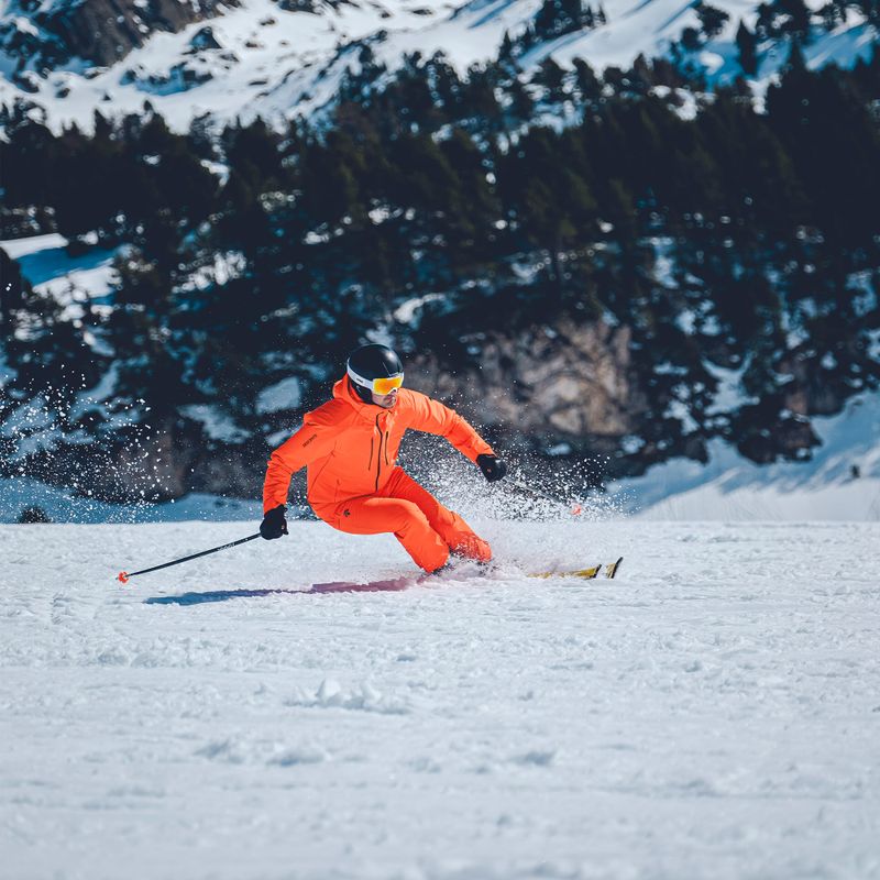 Férfi sí dzseki Descente Straight Line mandarin narancssárga 2