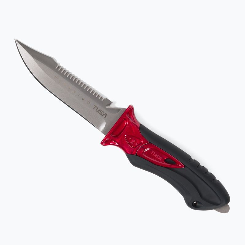 TUSA X-Pert II titán búvárkés piros FK-940