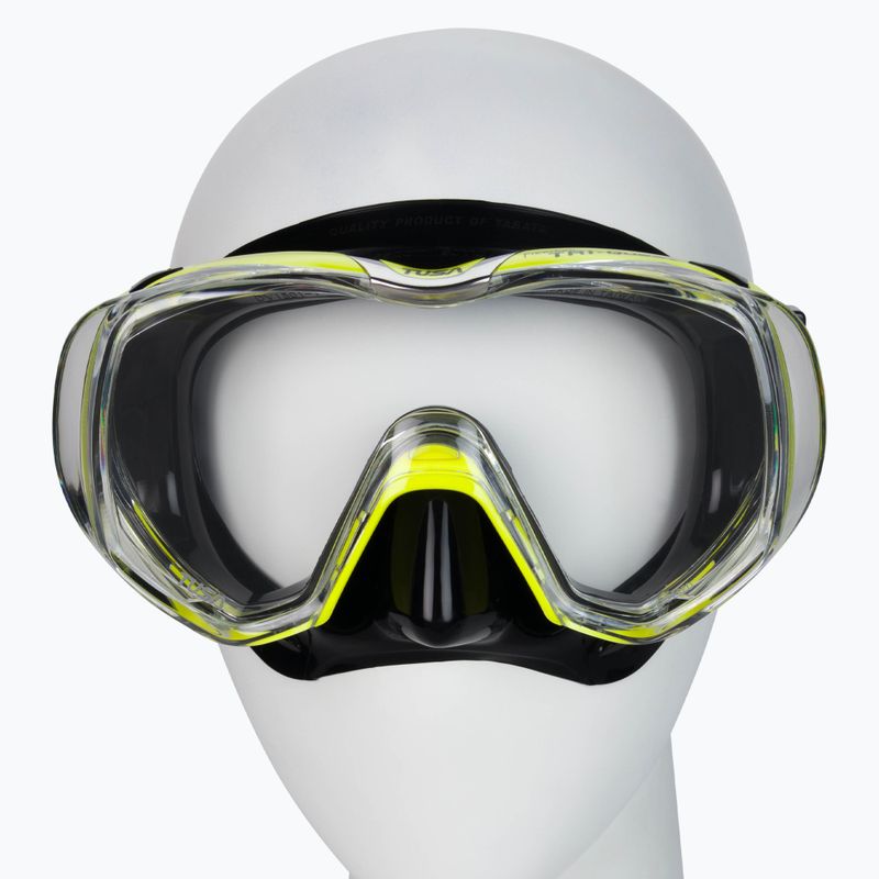 TUSA Tri-Quest Fd maszk sárga M-3001