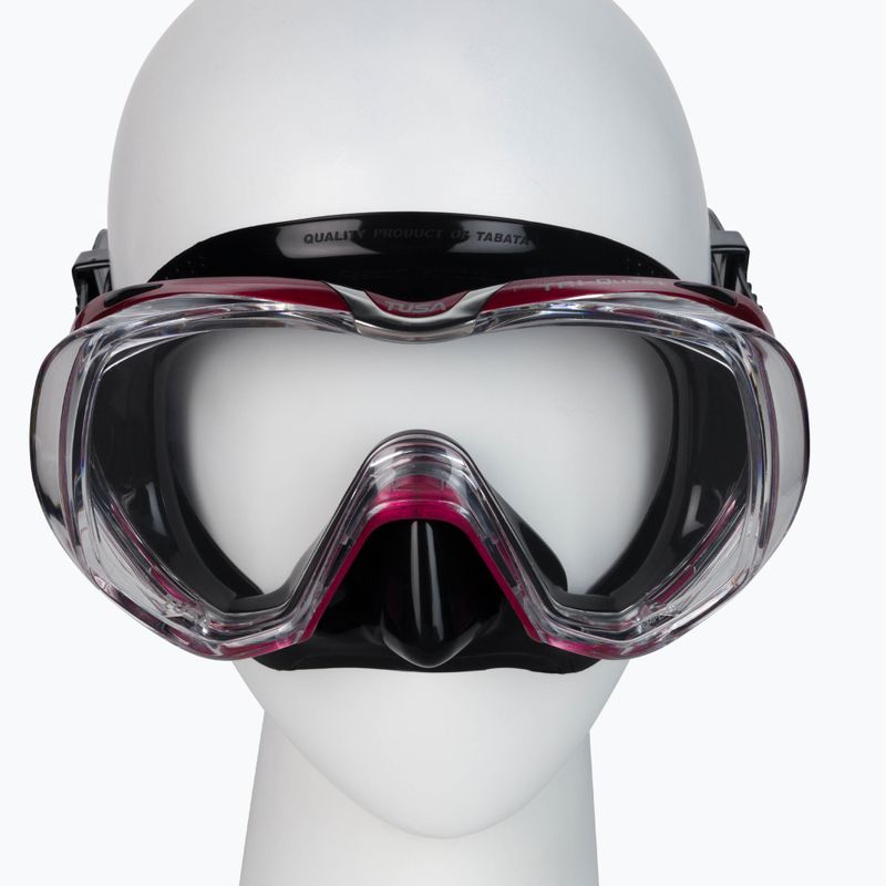 TUSA Tri-Quest Fd maszk búvármaszk piros M-3001