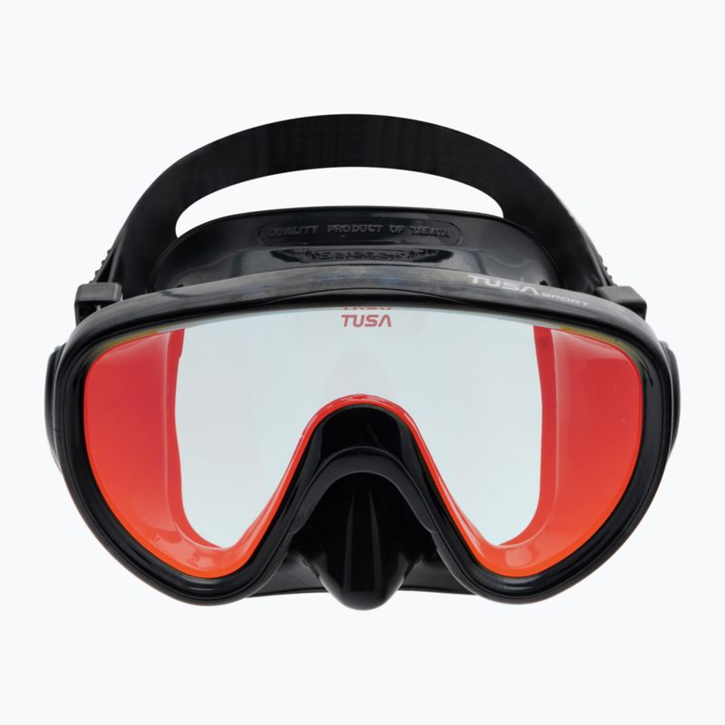 TUSA búvárszett maszk + snorkel fekete UC-1625P 2