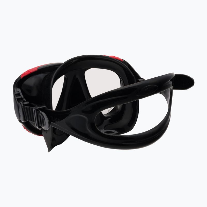 TUSA Powerview maszk + snorkel Fekete-piros UC 2425 4