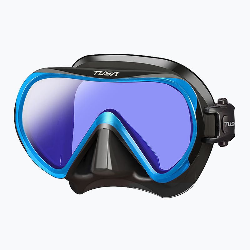 TUSA Ino Pro snorkel maszk halszálkás kék 2