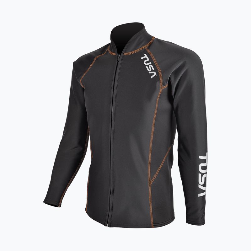 Férfi úszó hosszú ujjú felső TUSA Rashguard Thermal black