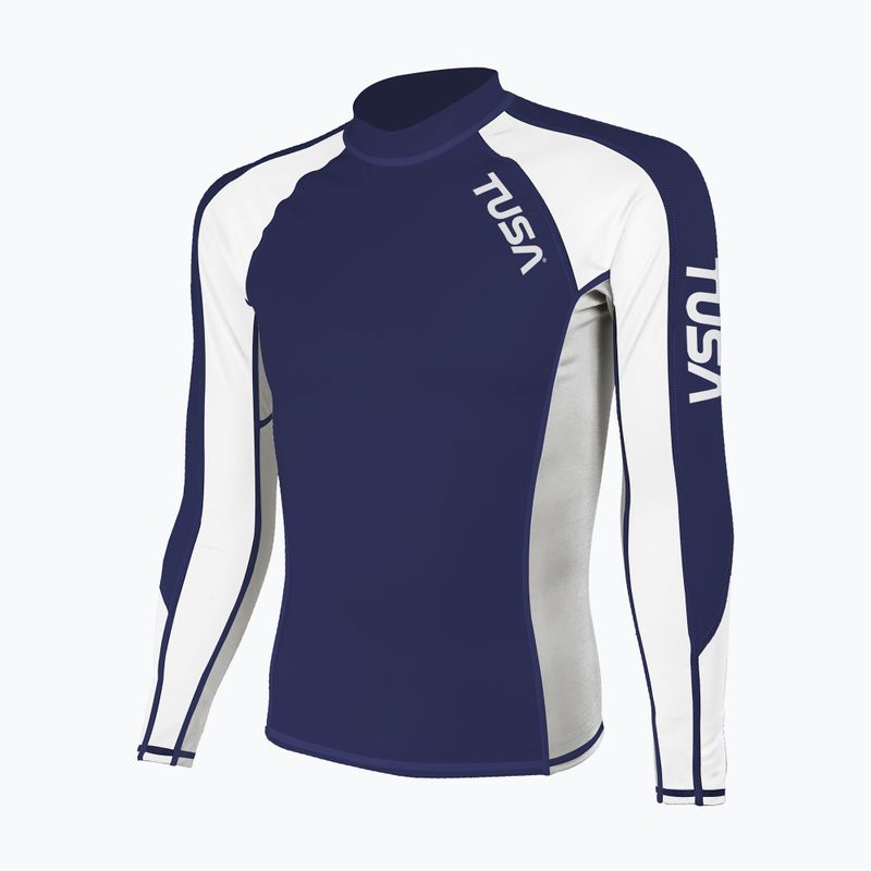 Férfi úszó hosszú ujjú felső TUSA Navy blue rashguard