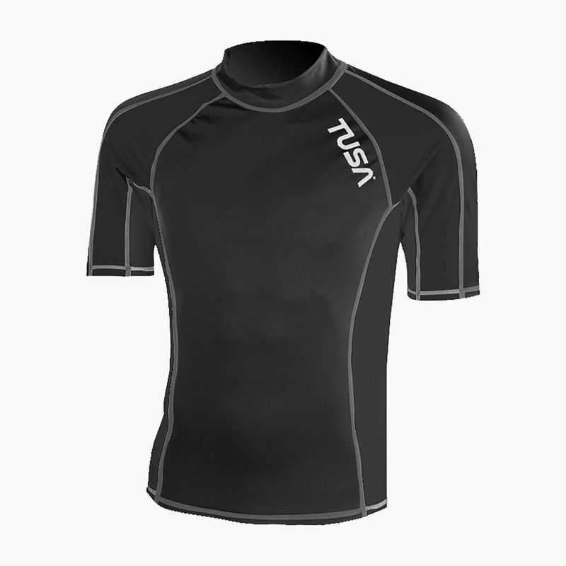 Férfi úszó póló TUSA Black rashguard