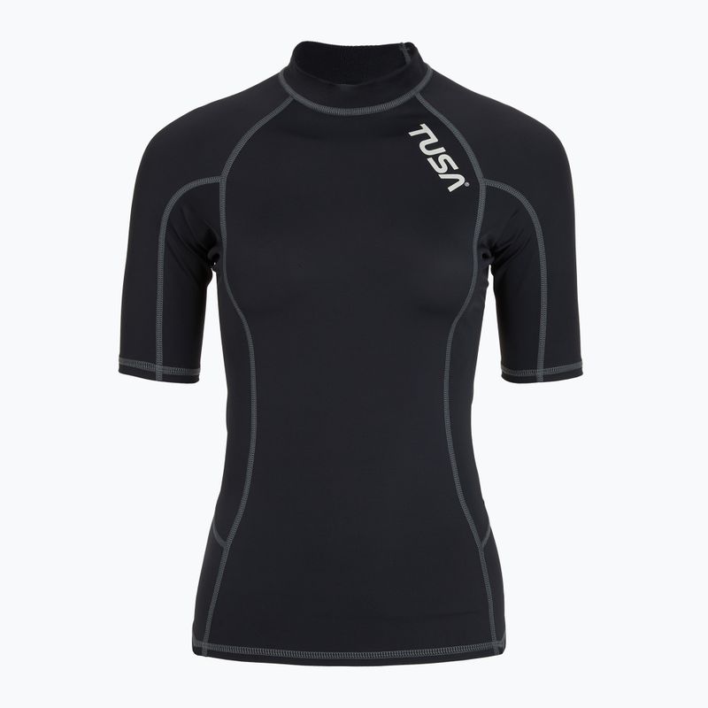 Női úszó póló TUSA Black rashguard