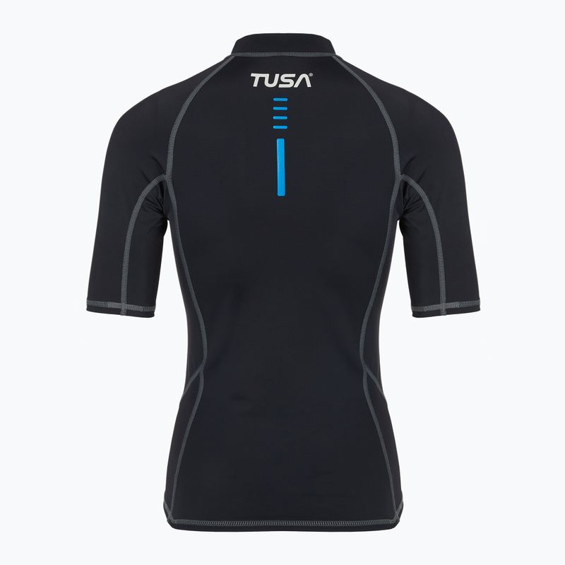 Női úszó póló TUSA Black rashguard 2