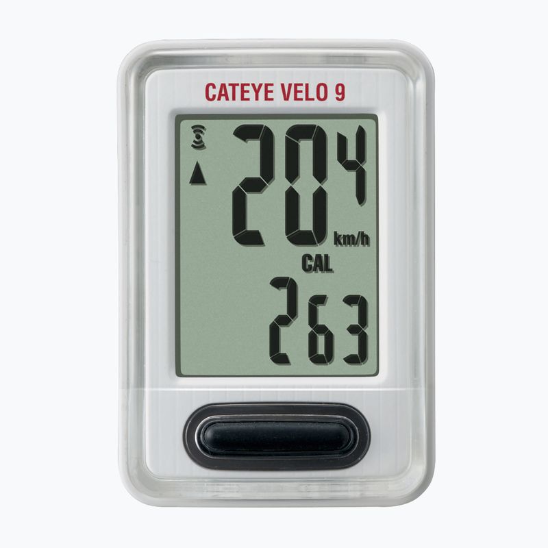 Kerékpáros számláló CatEye Velo 9 CC-VL820 white