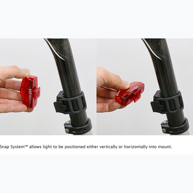 Kerékpár hátsó lámpa CatEye TL-LD810 VIZ300 USB-C red 3