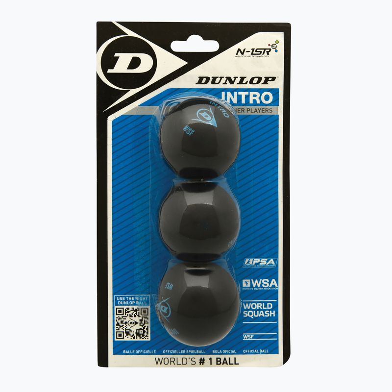 Dunlop Intro blue dot squash labdák 3 db.