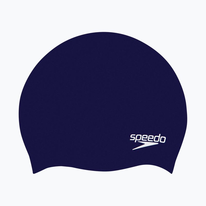 Speedo Plain Moulded Silicone Junior gyermek úszósapka tengerészkék 68-70990 4