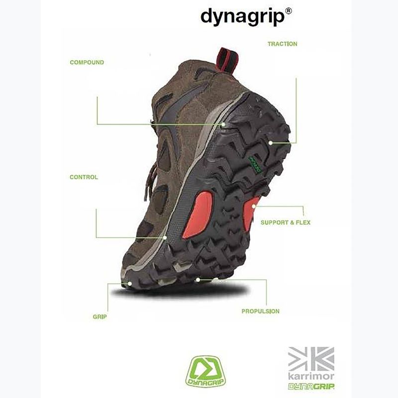 Férfi túrabakancs Karrimor Mendip 3 CH csokoládé 7