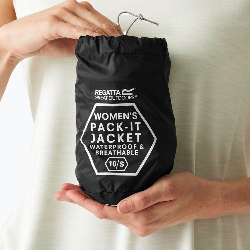 Női esőkabát REGATTA Pack-It III black 6