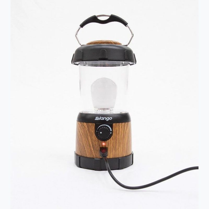 Kempinglámpa Vango Nova 200 Recharge wood 2