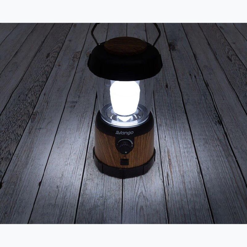 Kempinglámpa Vango Nova 200 Recharge wood 4