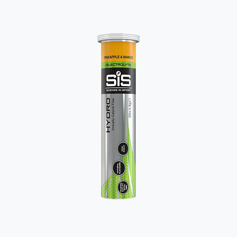 SIS GO HYDRO 20 ananász-mangó rehidratáló tabletta SIS130919 3