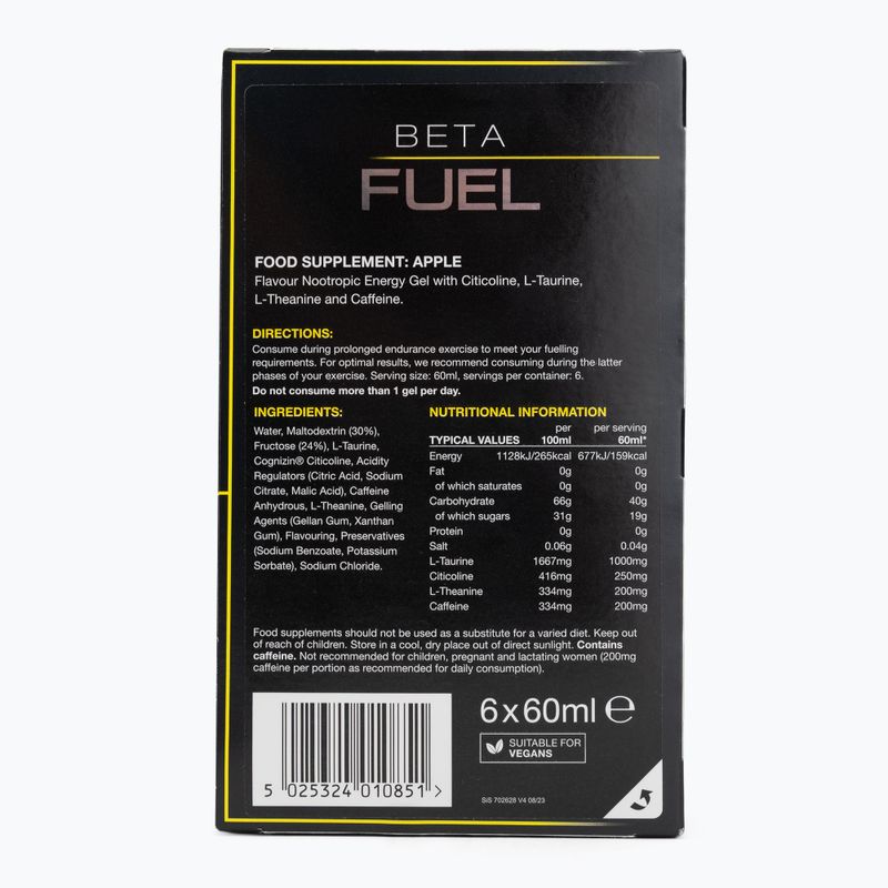 Energiazselé készlet Science in Sport Beta Fuel Energy + Nootropics 6 x 60 ml apple 2