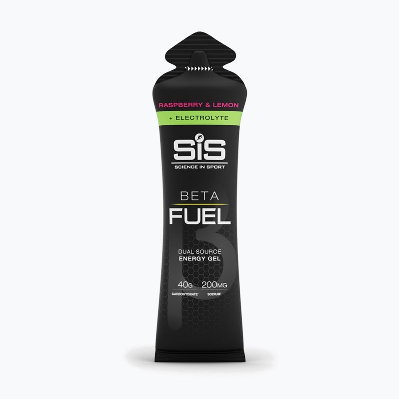 Energiazselé Science in Sport Beta Fuel + Electrolyte 60 ml raspberry/lemon
