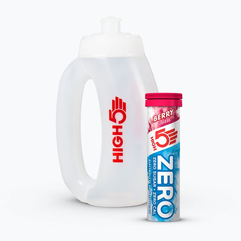 Készlet HIGH5 Hydration Starter Pack elektrolity 20 tabs + bidon 700 ml berry