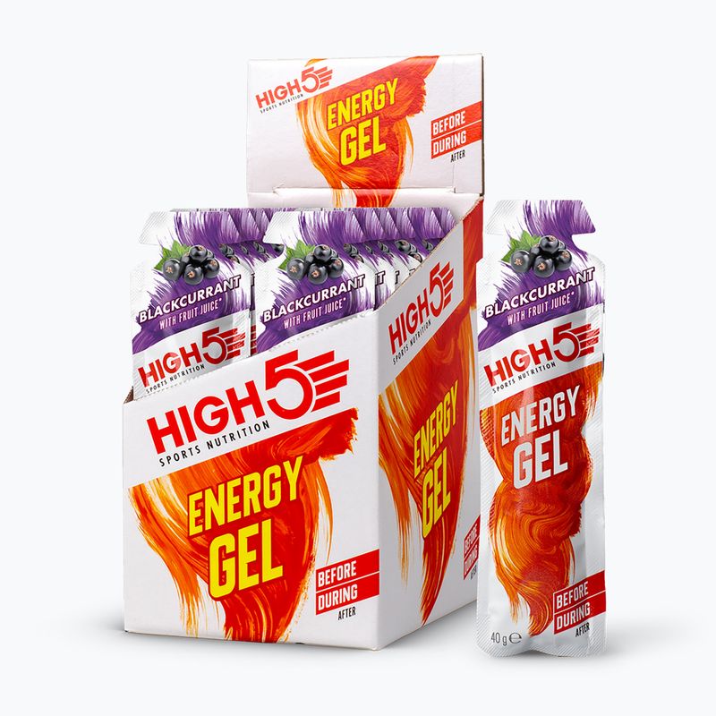 HIGH5 Energy 40 g feketeribizli ízű energiazselé