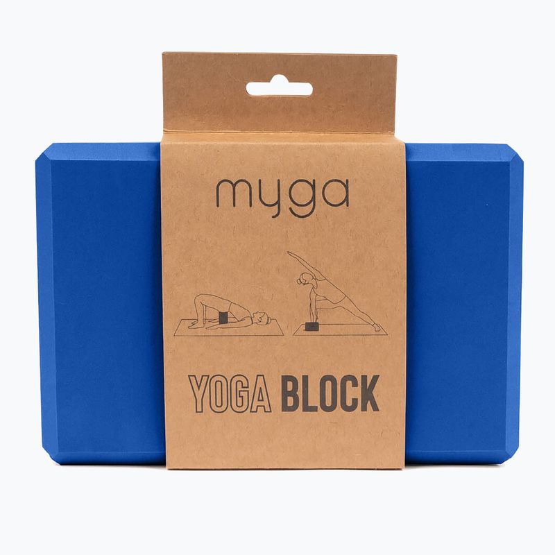 Jógatégla Myga Foam Block do jogi navy 2