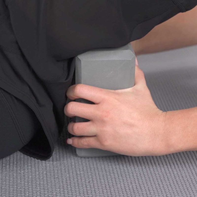 Jógatégla Myga Foam Block do jogi grey 7