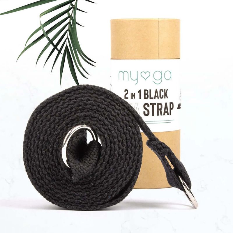 Jóga szíj Myga 2 in 1 black 7