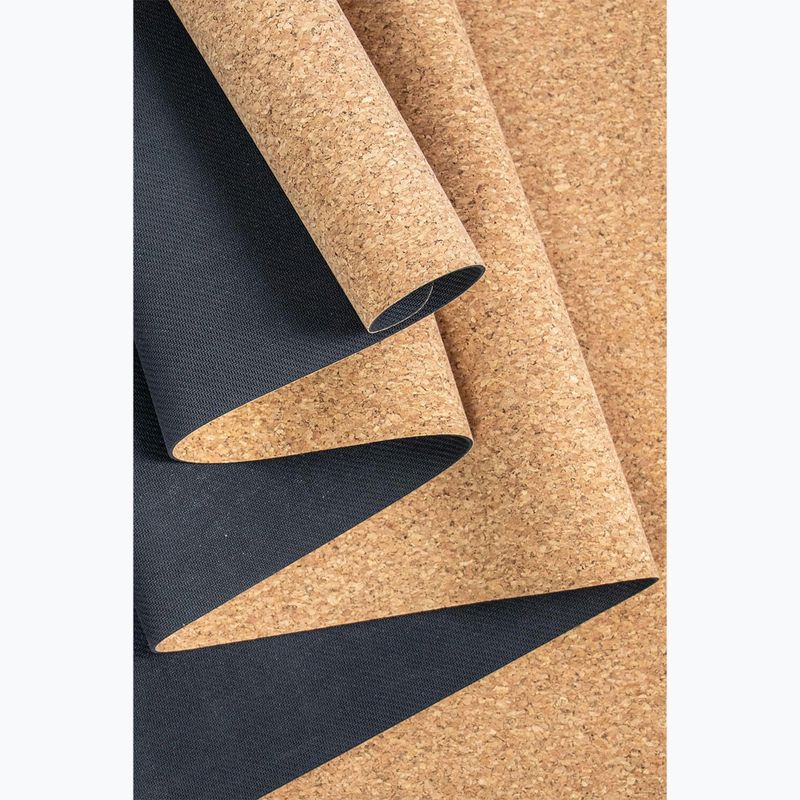 Jógaszőnyeg Myga Cork/Rubber 2 mm brown 2
