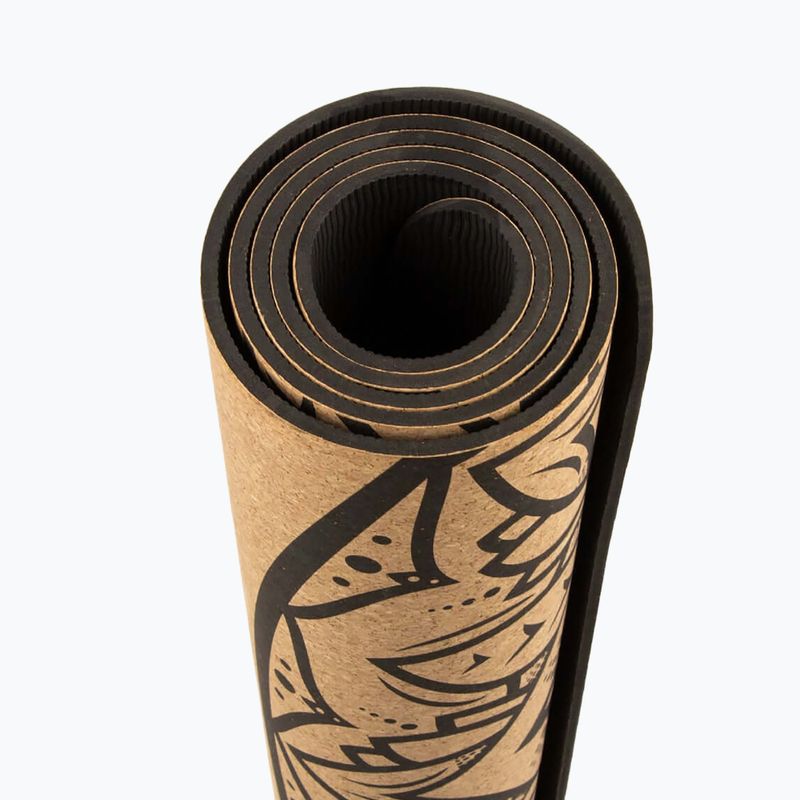 Jógaszőnyeg Myga Mandala XL 6 mm brown 6