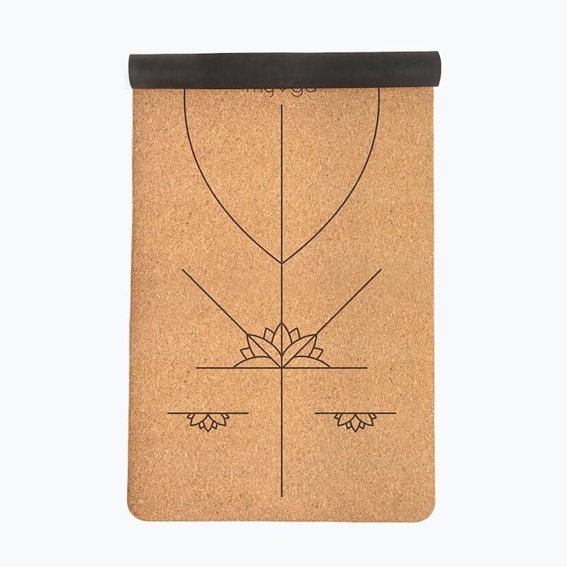 Jógaszőnyeg Myga Alignment XL 6 mm brown 7