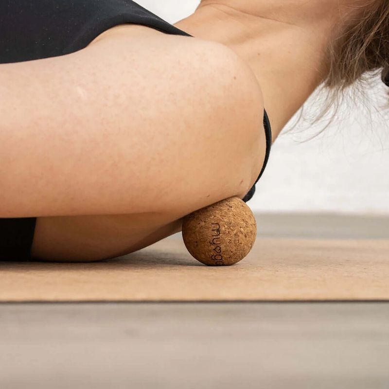Masszázslabda Myga 5 cm brown 5