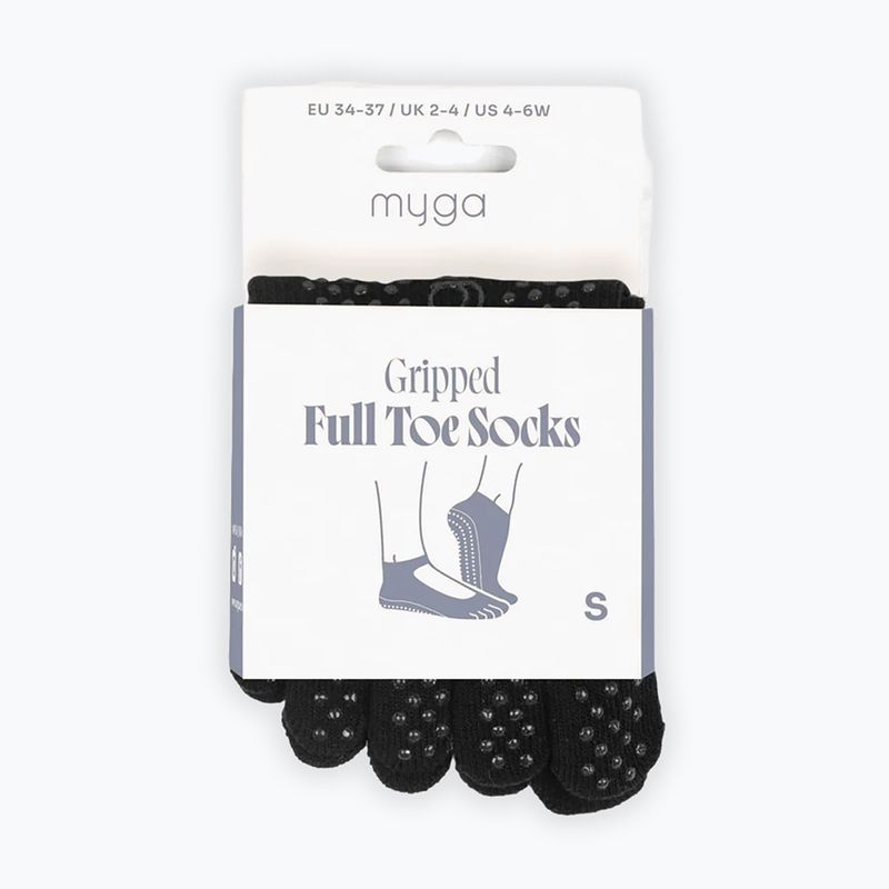 Zokni Myga Toe black 4