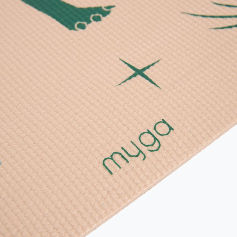Jógaszőnyeg Myga Dino 3 mm beige 3