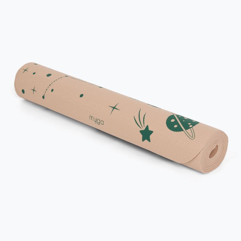 Jógaszőnyeg Myga Dino 3 mm beige 6