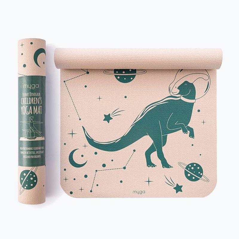 Jógaszőnyeg Myga Dino 3 mm beige 7