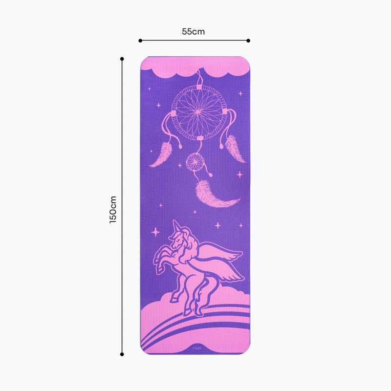 Jógaszőnyeg Myga Unicorn 3 mm purple 7