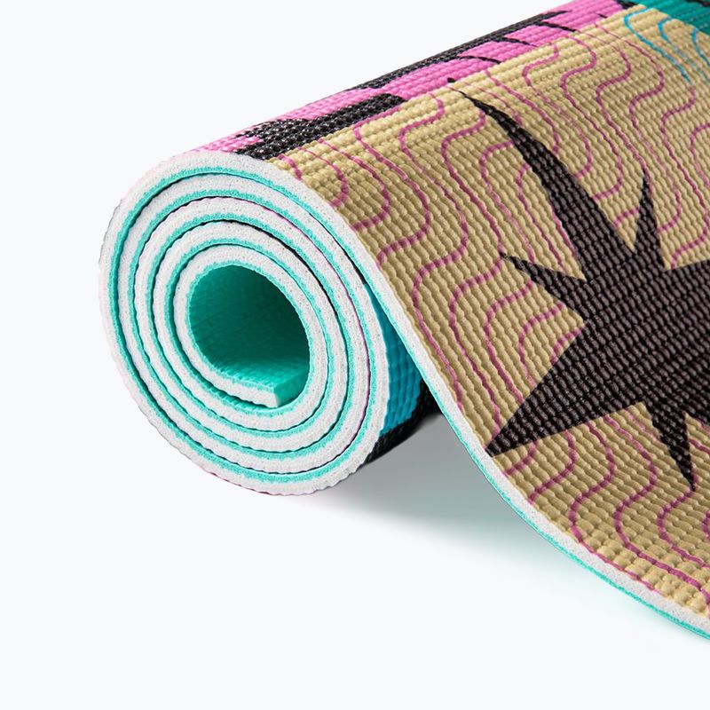 Jóga készlet Myga Spirit Yoga Set mat + block + turquoise strap 18