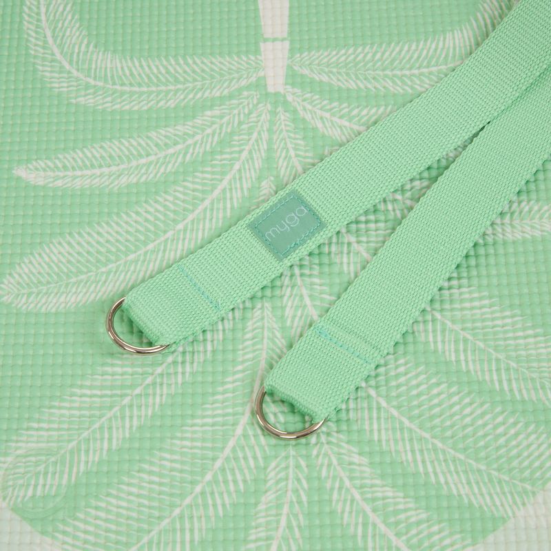 Jóga készlet Myga Sage Palm Yoga Set mat + block + green strap 8